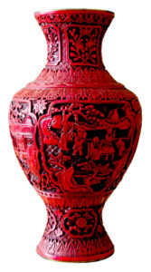Large Cinnabar Vase 13