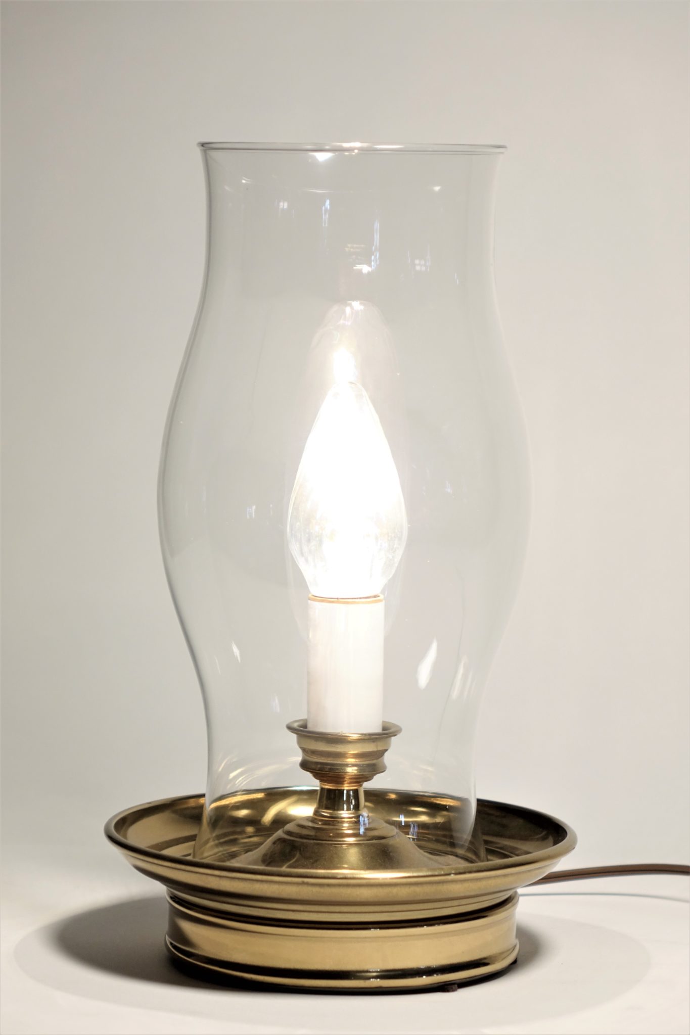 Brass Hurricane Candle Lamp Electric, Brass Hurricane Lamp Electric