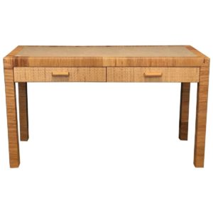 bielecky brothers two drawer console table front2