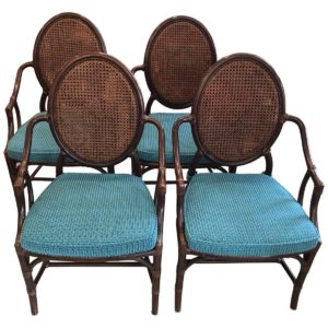 mcguire furniture company oval back dining armchairs sm 8037 7
