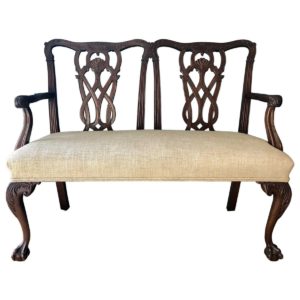 strapwork settee front