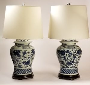 Blue White Porcelain Lamps 10394 01