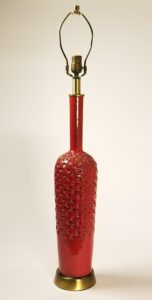 Red Fantoni Tall Table Lamp 10098 01