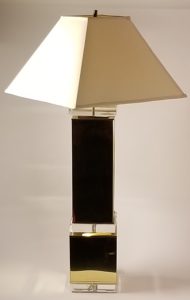 Square Brass Lamp 8683 01