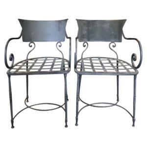 scrolled armchairs front 1