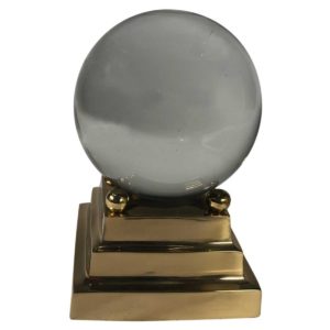 sphere on stand front